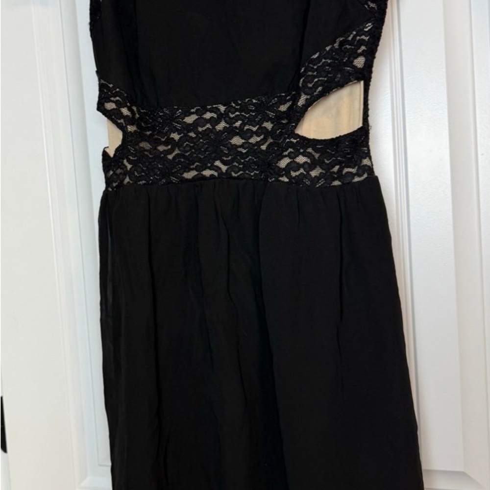 Sweet Storm Black Sheath Cocktail Dress